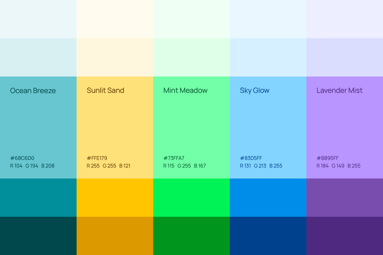 color palette slimme centen